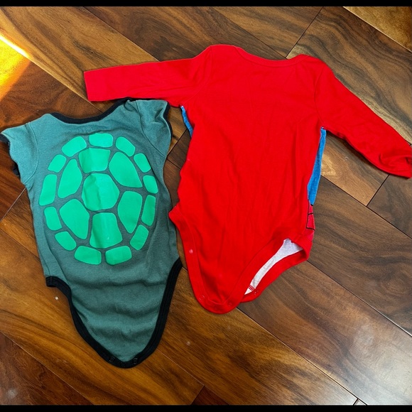 Ninja Turtles & Spider-man Onesies - Picture 2 of 4